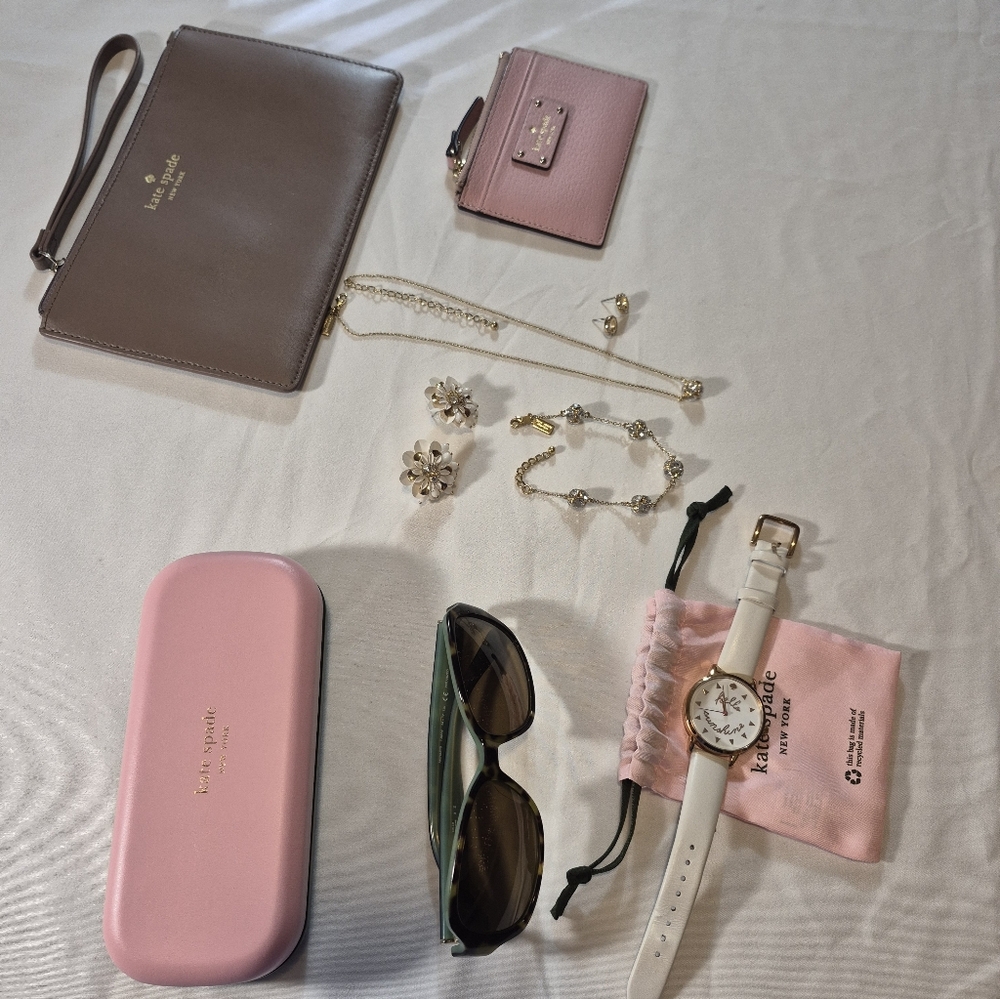 Kate Spade Jewlery And Purse Bundle